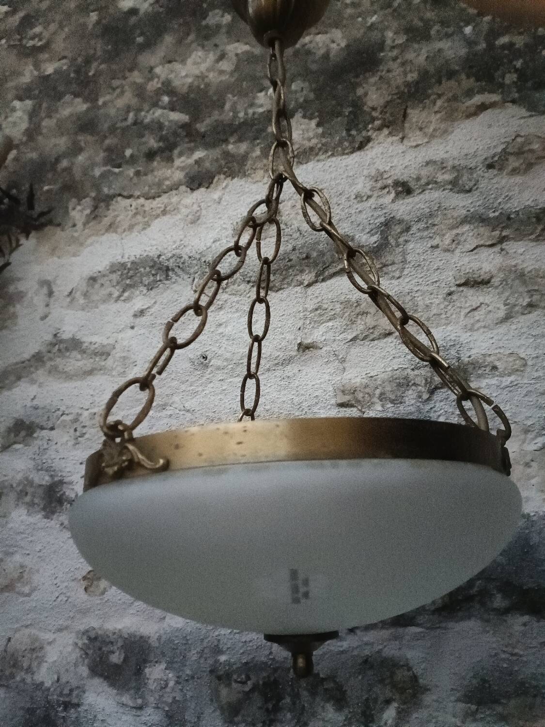 Vintage Art Nouveau style pendant light