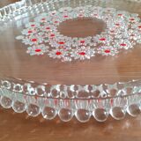 Plat à gâteau en verre
