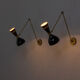 Set of 2 Italian sconces adjustable wall lamps