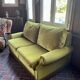 Vintage velvet sofa bed