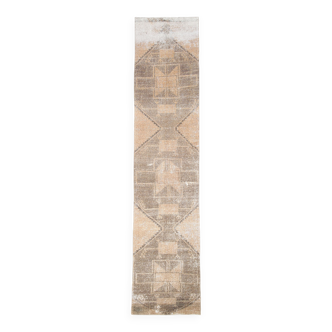 Tapis de course turc vintage 3x13, 92x410Cm