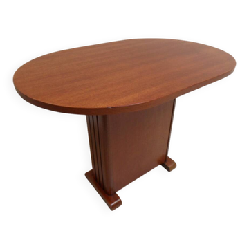 Art Deco oval coffee table