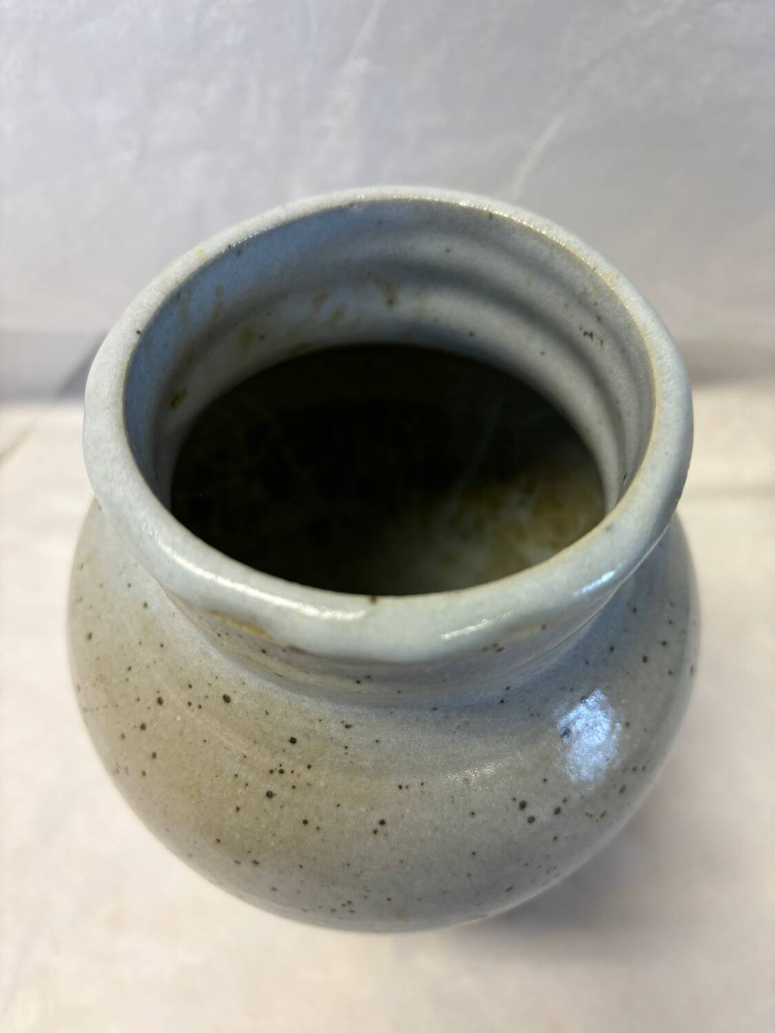Vintage stoneware vase