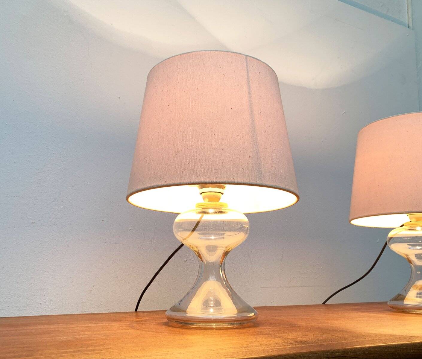 Mid-Century ML1 table lamps by Ingo Maurer for M-Design, Germany, 1960s, set of 2