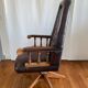 Chesterfield leather office chair