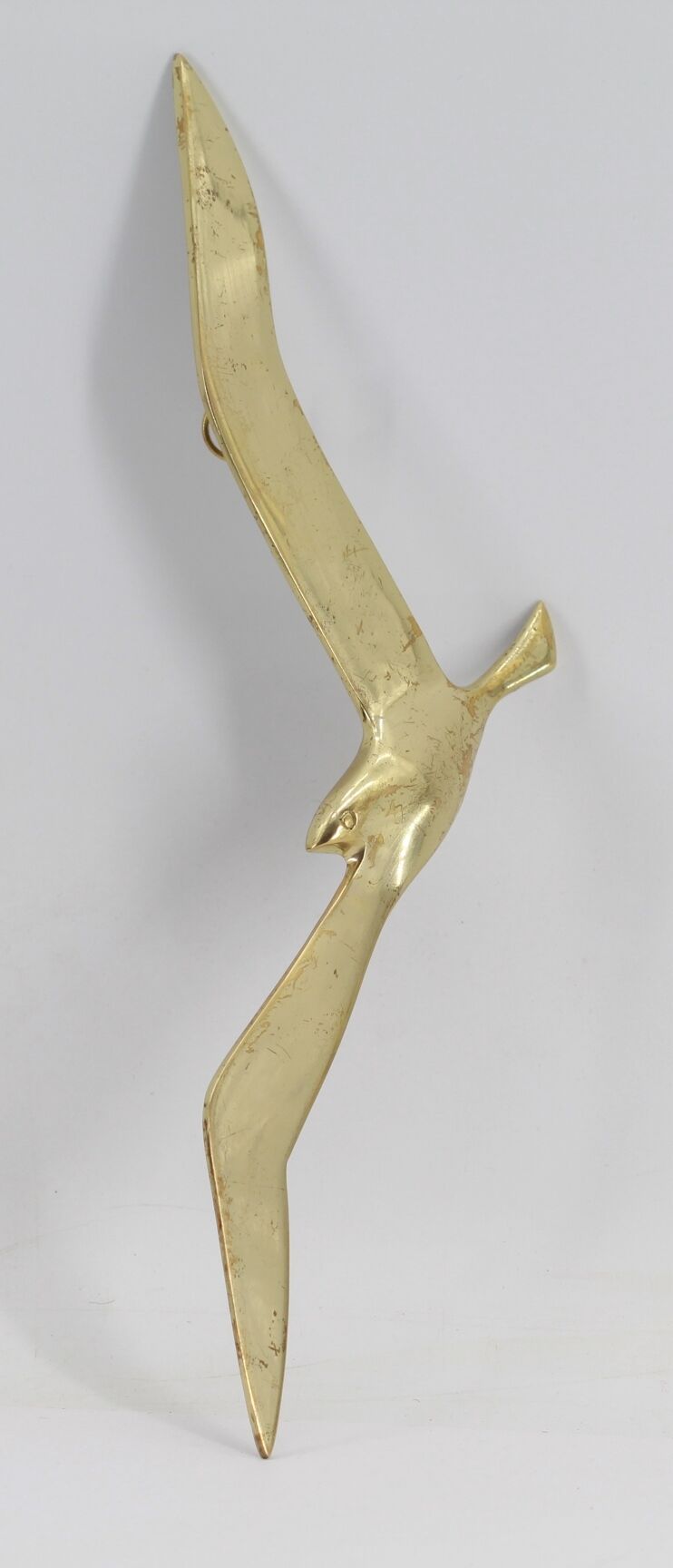 Ancien oiseau en laiton