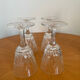 Set of 4 Reims crystal glasses 1950