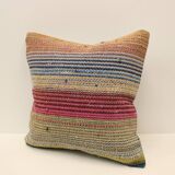 Turkish kilim cushion, 45x45 cm, kb-1384
