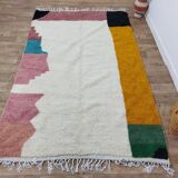 Handmade wool Berber rug 300 x 190 cm
