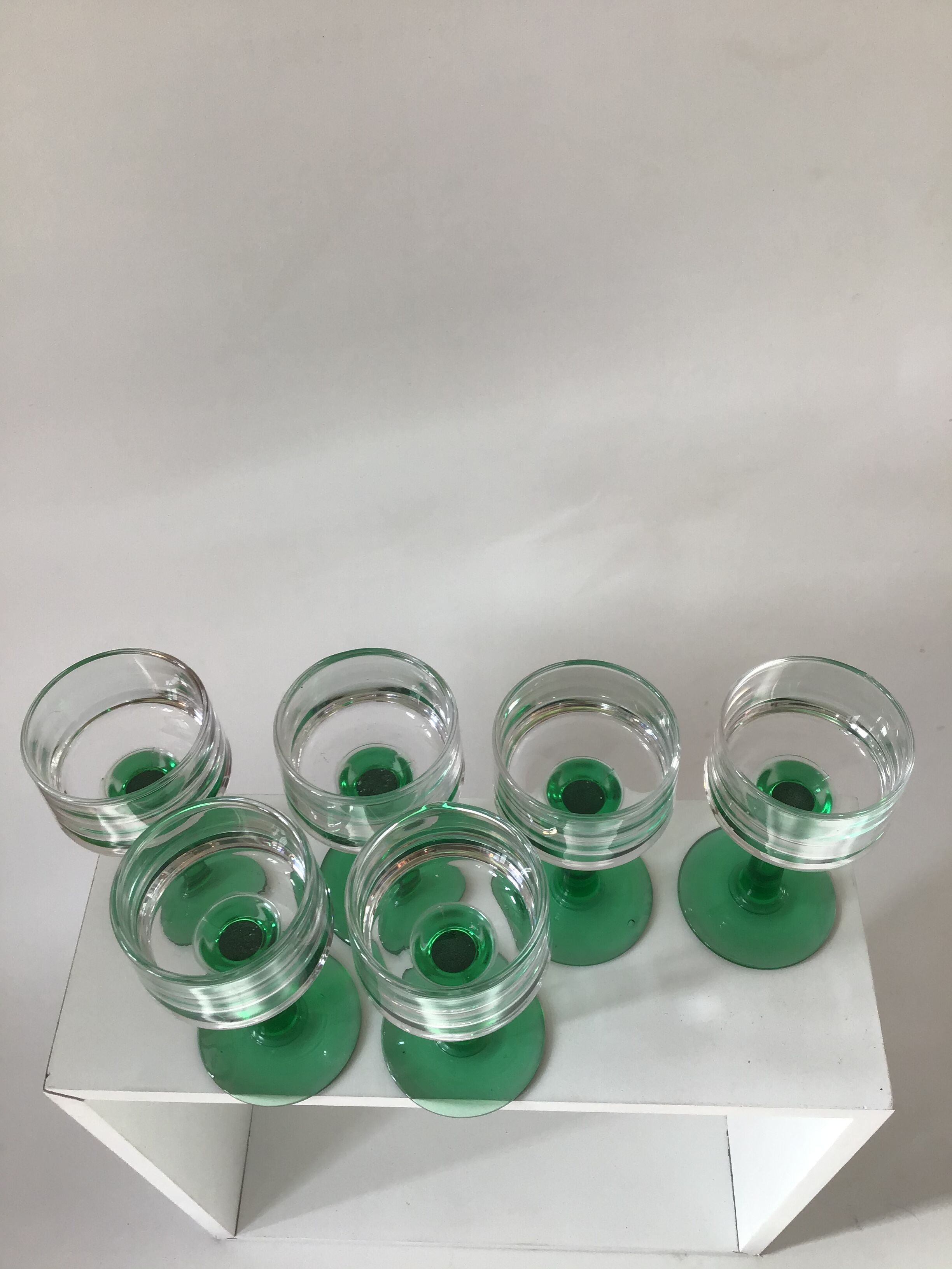 6 verres d’Alsace années 70
