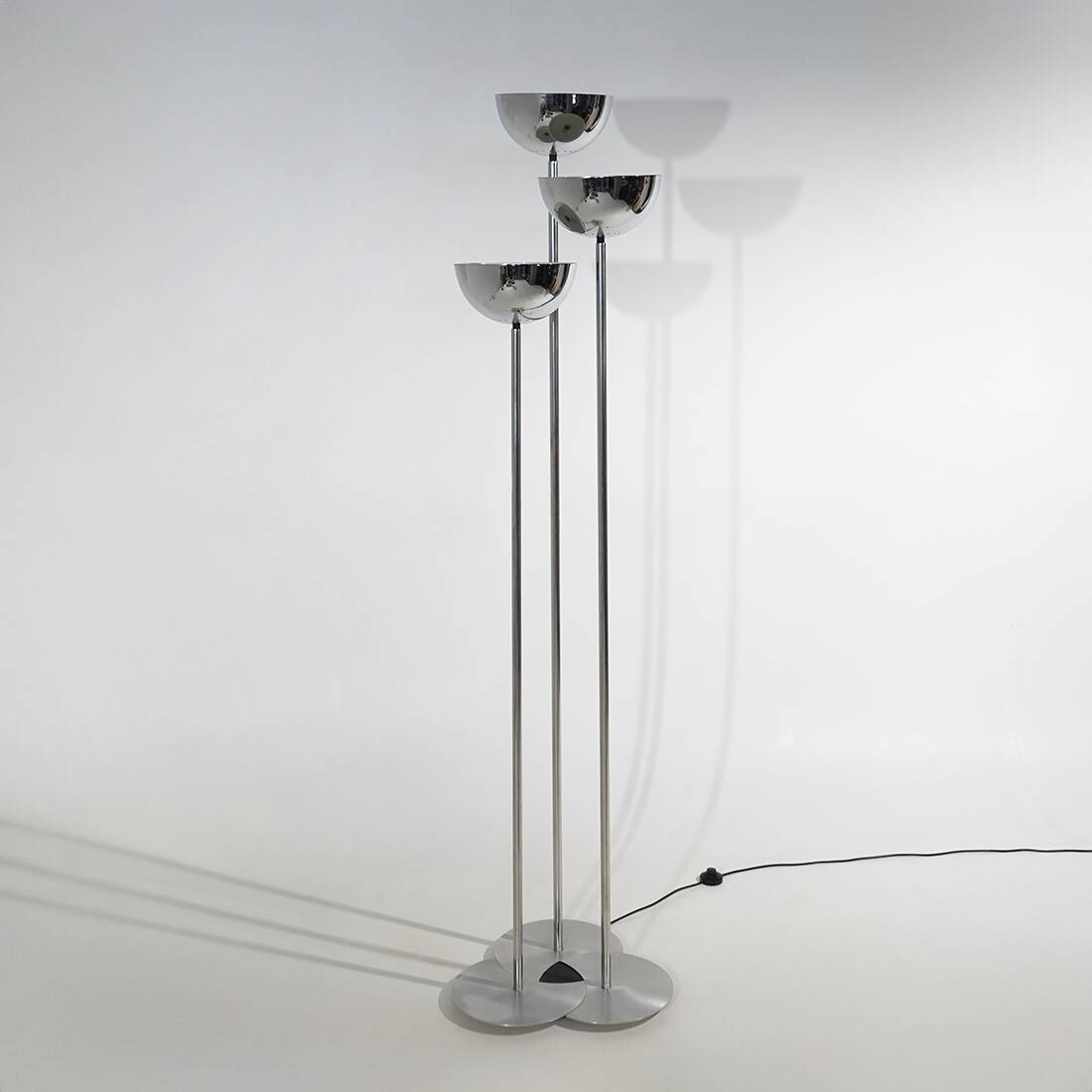 Lampe sur pied à 3 branches Lamperti, années 1970