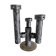 Mid-Century Modern Brutalist Iron Candleholder, Candlestick