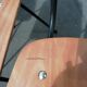 Lot de 4 chaises pieds compas de type scolaire