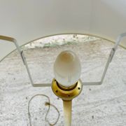 Lampadaire laiton vintage, tripode circa 1960s