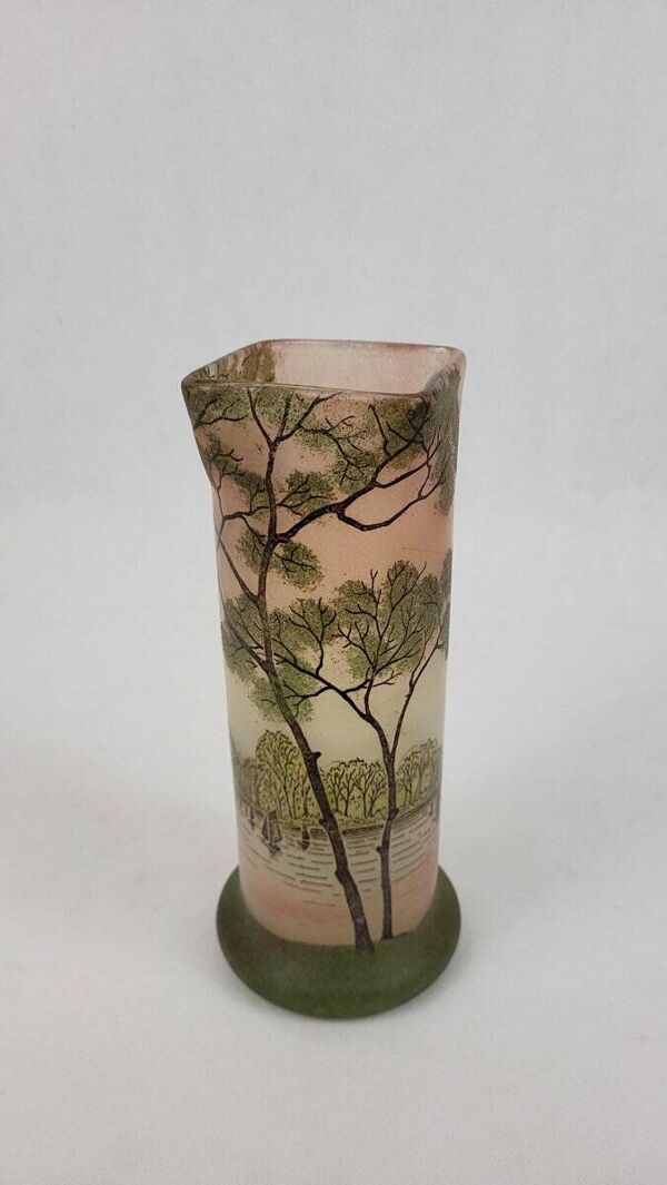 Vase Legras en Verre Émaillé, 1900s