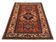 Antique Persian Carpet Handwoven Tribal Deep Red Wool Area Rug- 140x190cm