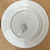 4 Plates with mismatched fruity patterns