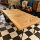 Table repas parquet de Versailles chêne massif