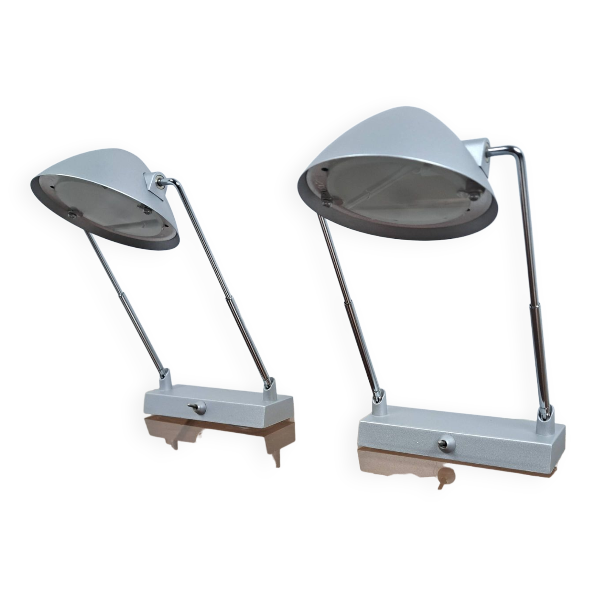 Pair of Magiker Ikea 80s 90s telescopic bedside or desk lamp