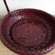 Japanese woven bamboo basket. Ikebana