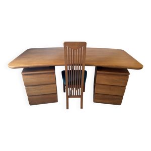 Bureau design en orme