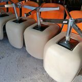 Set of 12 vintage Steelcase Strafor office chairs by Randall Buck