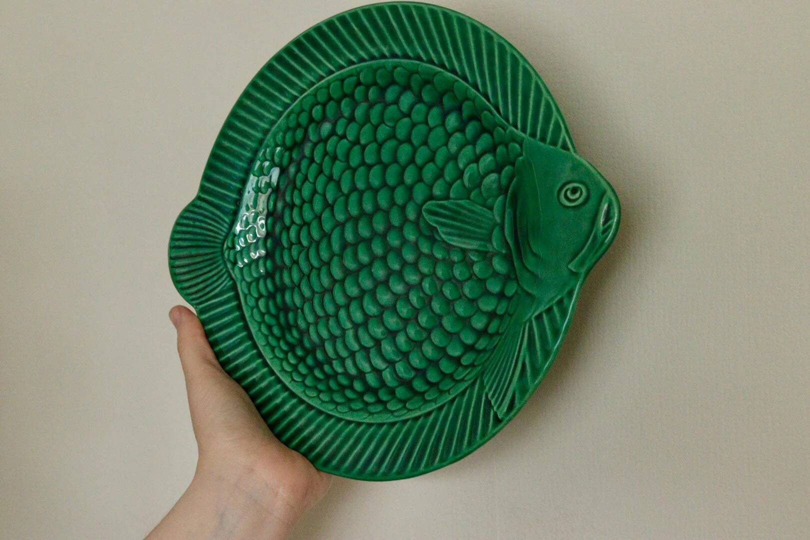 Vintage fish plate