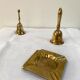 Old brass ashtray