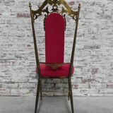 Hollywood Regency style chair, Chiavari