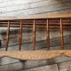 Portemanteau mural vintage en bois brut