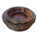 Large empty pocket ashtray in solid wood