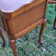 Pair of Louis XV cherry bedside tables - 3 drawer bedside table
