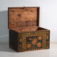 Antique chest painted in pine wood – China, around 1900