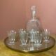 Ensemble carafe et verres en cristal Baccarat
