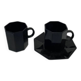 Esso Arcoroc black mug