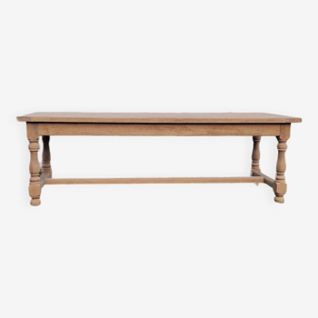 Solid oak farm table