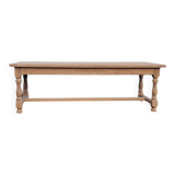 Solid oak farm table