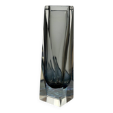 Sommerso vase by Alessandro Mandruzzato in Murano Italy 1970