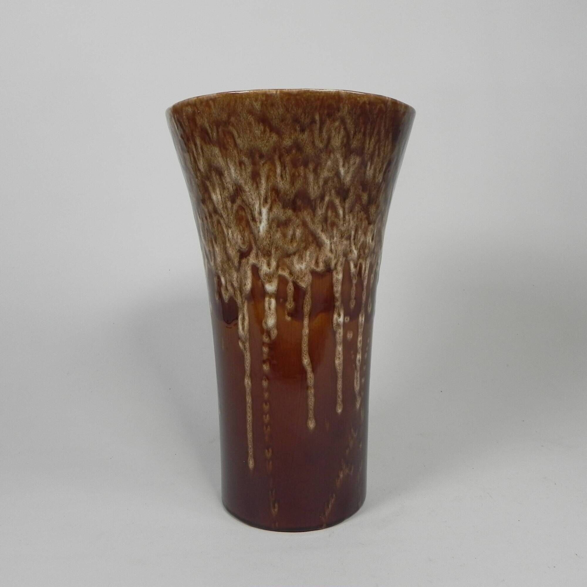 Vintage German vase with lava effect, 37 cm high, 1960s.
