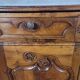 Low walnut buffet from the 18th century.