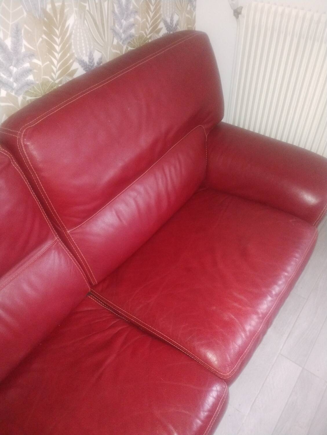 Leather sofa