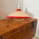 Suspension design Memphis red and white vintage model from the 80s.