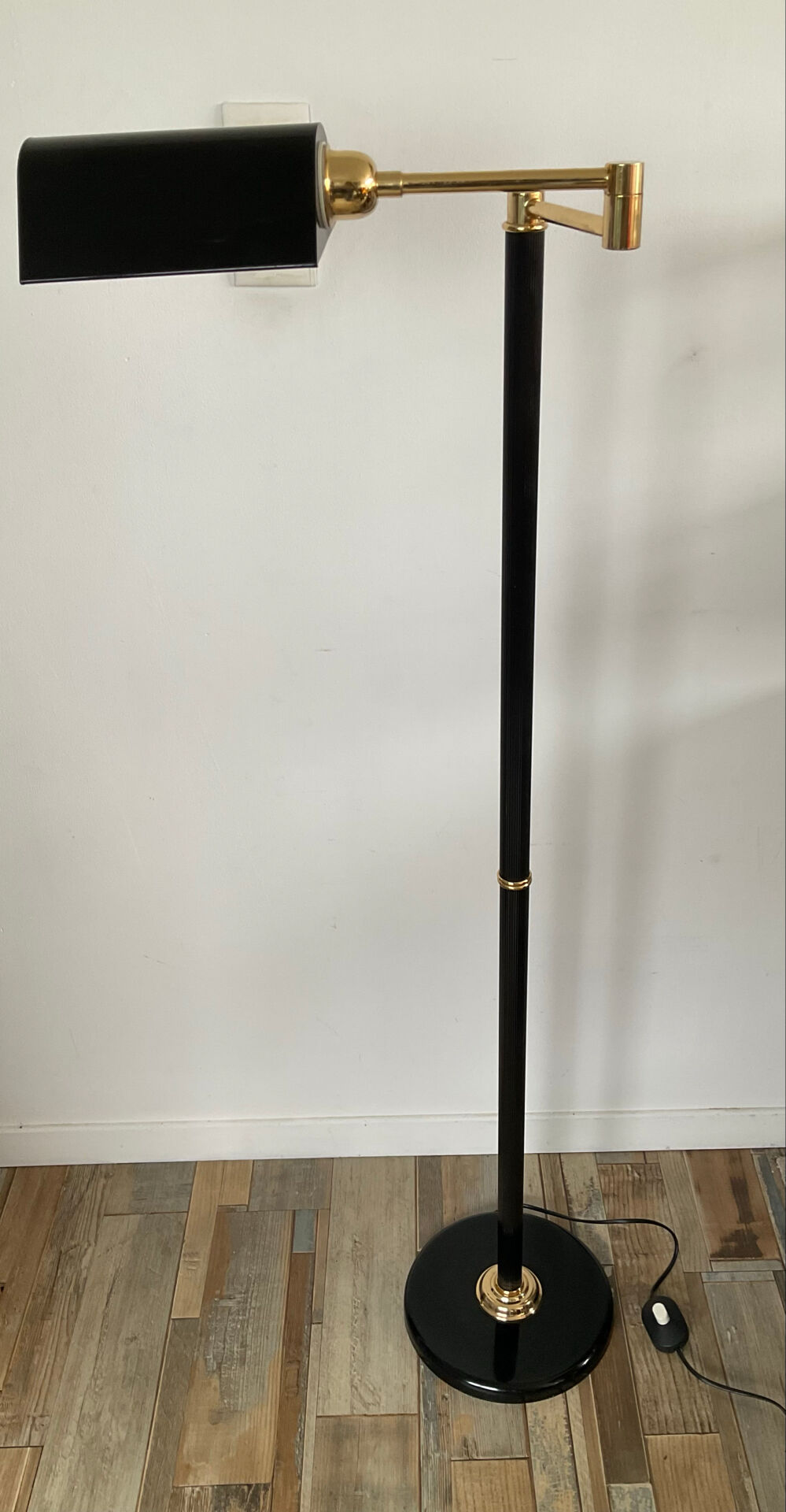 Lampadaire liseuse vintage des années 70