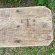 Old patinated farmhouse bench