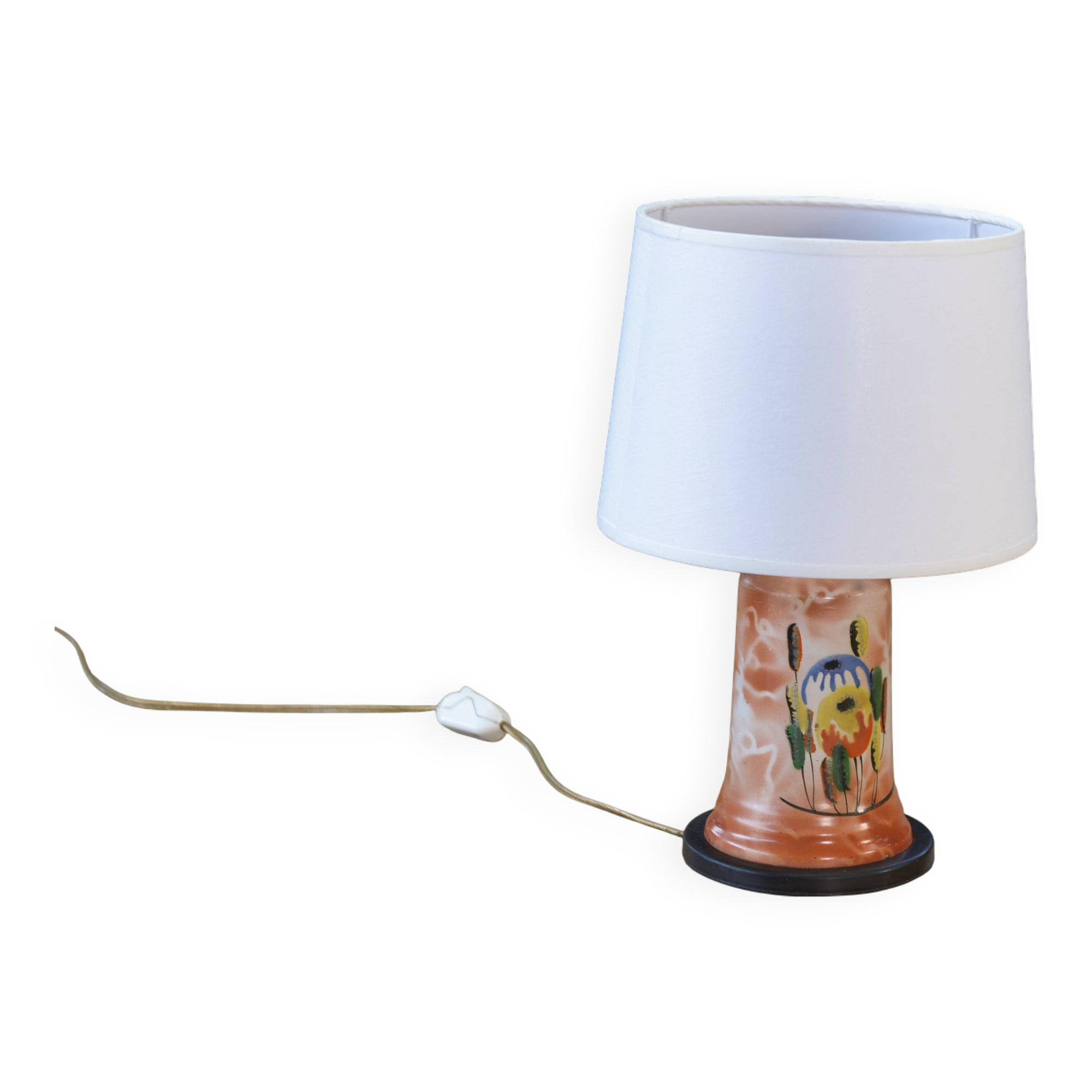 Art Nouveau ceramic lamp 1920s