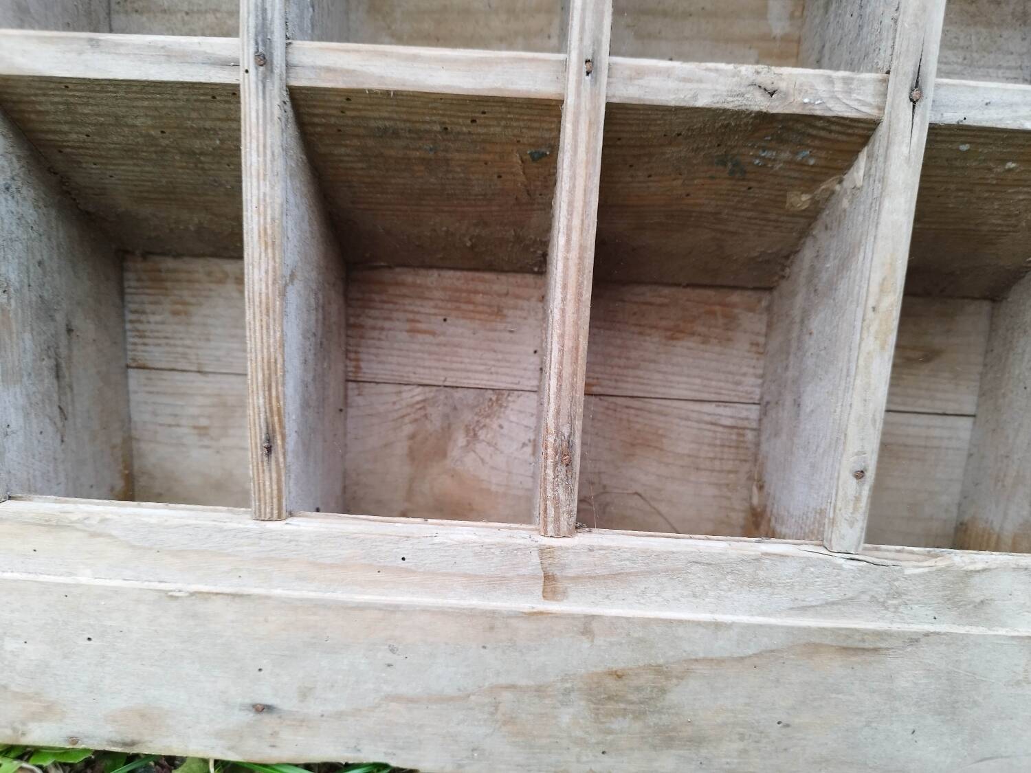 Large piece of professional furniture to hang or place with multiple storage compartments