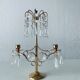 Candle holder with tassels
