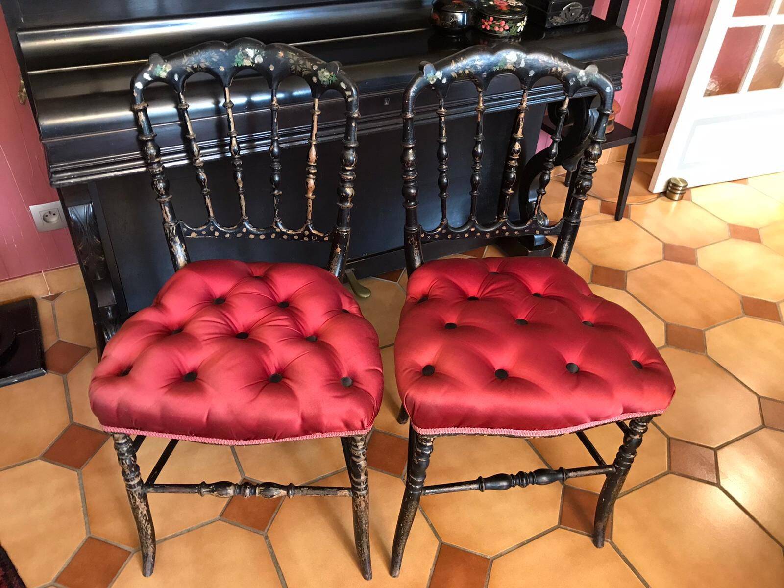 Pair of Napoleon III chairs