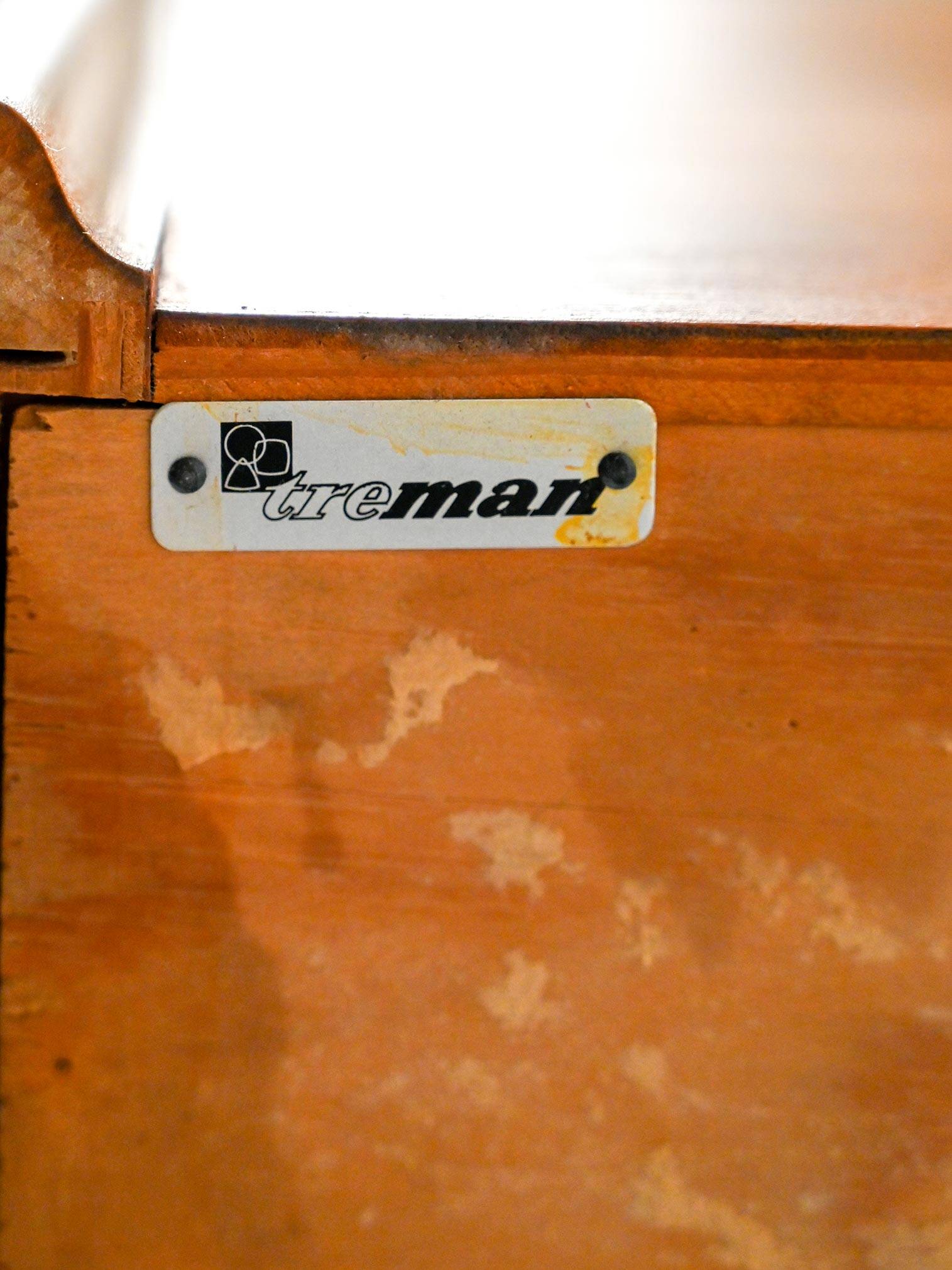 Swedish teak tallboy by Treman