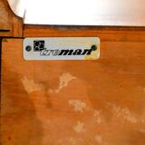 Swedish teak tallboy by Treman